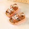 Sandalias de punta abierta para niños de 1 a 3 años, zapatos de playa de verano para niños, sandalias para bebés para niños, suela suave antideslizante, zapatos para niños, moda 0