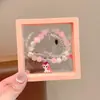 Nova Pulseira Infantil Meninas Meu Pequeno Pônei Pulseira Fofa de Desenho Animado com Contas Joia de Mão para Menina Bebê Joia de Presente