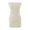 Conjunto de malha elástica para mulheres no início do outono: top sem alças/top de cardigã curto/calça longa justa levemente flare - conjunto de três peças