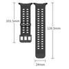 Adequado para Pulseira de Silicone Marinha para Samsung Galaxy Watch8 Pulseira Esportiva de Silicone para Samsung Watch8