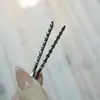 Nuevo pasador de flequillo con pedrería negro gunmetal, pasador para el flequillo, accesorio para el cabello de mujer, pinza lateral, pasador, accesorio para el cabello, pinza recta, pinza doble