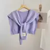 Chal de punto exterior para hombre y mujer, primavera y otoño, sala de aire acondicionado de oficina, protección de la columna cervical, chaleco pequeño fino, nuevo, verano