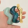 Accesorio transfronterizo de gran venta, producto nuevo: brazalete abierto de forma de ola irregular para mujer, conjunto de tres piezas personalizado y de moda de joyería para mujer