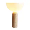 Lámpara de mesa pequeña minimalista estilo chino, lámpara de noche creativa con plato de jade blanco, luz nocturna decorativa artística para casas de huéspedes y dormitorios, disponible al por mayor
