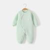 Ropa de bebé otoño e invierno nuevo traje Hayak acolchado de algodón para bebé para hombre recién nacido primavera y otoño mono cálido y grueso
