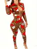 Mono de Nuevo Estilo Transfronterizo Ajustado para Mujer con Estampado Digital 3D, Mono Casual y Único de Estilo Urbano con Cremallera