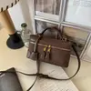 Bolso de Mano Retro Simple Estilo Coreano Colorido Elegante Bolso Cuadrado Pequeño de Moda Bolso de Hombro Cruzado Individual Moderno para el Trabajo