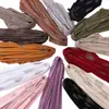 Comércio exterior versátil cor sólida modal rosa strass quente lenço triângulo xale elástico macio algodão mercerizado lenço