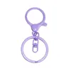 Set de 3 piezas de Cierre de Langosta Pintado de Colores Llavero de Aleación de Zinc Adorno Redondo de Dragón Accesorios de Cierre Hilo para Cuentas Gancho de Figura de Ocho