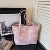 Bolso Tote Coreano de Nicho de Gran Capacidad, Bolso Cubo Casual de Moda para el Trabajo, Bolso de Hombro y Mano Simple y de Gama Alta