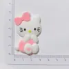 KT acessórios para gatos capa de celular adesivos para copo de água DIY adesivos para geladeira PVC fivela para sapatos de buraco flor para sapatos borracha macia acessórios para mochila de roupas