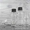 En stock botella de aceite de esencia marrón botella vacía sello de cono tapa de imitación de baquelita de plástico sub-botella transparente a prueba de fugas reactivo químico