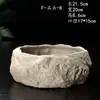 Macetas Cerámicas Creativas Inspiradas en Zen para Plantas Acuáticas, Macetas Hidropónicas Grandes, Recipientes para Lotos, Contenedores de Jardinería para el Hogar para Flores Frescas y Centella Asiática