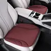 Cojín de asiento de coche de algodón látex de alta gama, una sola pieza, apto para todas las estaciones, almohadilla de asiento de cuero gamuza, tacto premium, cojín de asiento ventilado y transpirable