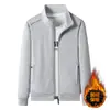 Chaqueta Deportiva Casual de Moda para Hombre para Primavera y Otoño, Ropa Deportiva con Cuello Alto para Hombre, Cárdigan Cálido Versátil a la Moda