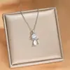 Collar de Cadena para Clavícula con Incrustaciones de Cobre y Diamantes Completos Estilo INS Japonés Coreano de Lujo Ligero Toque de Gama Alta para Mujeres Versátil Exquisito Venta Caliente Transfronteriza