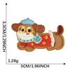 Ventas Directas de Fábrica Parche Bordado Autoadhesivo de Animales de Dibujos Animados Perro Accesorios Accesorios para Ropa Maletas Parches de Tela