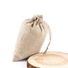 Bolsas de Cuerda de Cáñamo y Lino con Cordón para Joyería y Empaque de Regalos, Bolsas de Lino para Almacenamiento, Bolsos de Mano Estilo Vintage