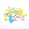 Almofadas de silicone autoadesivas personalizadas, almofadas de silicone antiderrapantes redondas coloridas, gaxetas de silicone absorventes de choque anti-colisão para móveis e portas