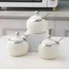 Tarros de Condimentos de Lujo Ligero, Tarros Individuales de Condimentos para Uso Doméstico, Tarros de Sal y Azúcar, Tarros de Chile, Botellas de Salsa de Soja, Botellas y Tarros de Condimentos para Cocina