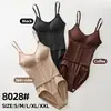 Con Almohadillas en el PechoBody moldeador tipo camisola transfronterizo con soporte para el pecho, control de abdomen, levantamiento de glúteos, doble cierre, diseño de entrepierna triangular