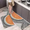 Juego de 2 tapetes de cocina de tierra de diatomeas, secado rápido, resistente al aceite, resistente al desgaste, fácil de limpiar, tapete absorbente para fregadero