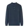 Suéter de Punto Grueso Otoño/Invierno 2026 [Estilo Old Money] de Cuello Redondo con Patrón Jacquard para Hombre