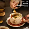 Exquisita y práctica caja de regalo para juego de tazas de café, regalo de taza de cerámica particularmente hermoso, regalo de recuerdo práctico