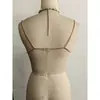 Sujetador estilo europeo y americano AYJ, cadena corporal de AliExpress, sujetador sexy de borlas, halter europeo y americano sin espalda con cuentas de piedra