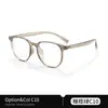 Versión coreana de montura de gafas tr90 femenina alto sentido cuadrado cara redonda 9039 Danyang ultraligera montura completa gafas para miopía hombres venta al por mayor