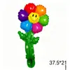 Nuevos globos de papel de aluminio pequeños con forma de flor de mano para decoración de escenas de cumpleaños, globos de margarita, regalos al por mayor para jardines de infancia