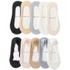 Calcetines Invisibles para Mujer Ultra-Delgados de Corte Bajo Hilo de Hielo, Calcetines Transpirables de Encaje Tipo Barco, Silicona Antideslizante, Talón Antideslizante, Suministro para Vendedores Ambulantes