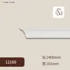 Linha PU linha de canto lisa estilo minimalista francês linha de canto superior de teto linha de acabamento linha PU gesso imitação envio direto da fábrica
