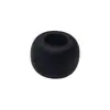 Fivela de Mola de Furo Único de Plástico Acessórios Elásticos Contas Redondas Pequenas Gancho Pequeno Orelha Preto e Branco Antiderrapante Fivela de Encolhimento