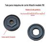 Hitachi 110 máquina de corte de alta potência tala serra lâmina chapa máquina de corte splint ferramenta elétrica acessórios splint