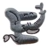 Adesivos de Tecido com Letras de Desenho Animado Roupas Infantis Sapatos e Chapéus Adesivos Bordados de Animais 26 Meias Inglesas Adesivos Decorativos Bordados