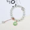 Ins Cristal de Morango Transfronteiriço Tecido à Mão Cristal Margarida Colorida Verão Nova Pulseira Vidro Rosa Pulseira