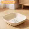 Soporte para el Cuello de Helado Tazón de Acero Inoxidable Antivuelco Comedero para Mascotas Perro Gato Tazones de Alimentación Suministros para Mascotas Mayoreo