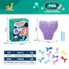 Disco de Pintura de Yeso para Niños Simulación DIY con Diseño de Triceratops, Juguete Creativo de Graffiti para Niños y Niñas