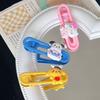 Lindos Clips Ovalados Sanrio de Color Caramelo de Dibujos Animados para Estudiante con Corazón para Flequillo Lateral Dulces Accesorios para el Cabello Pinza para el Cabello