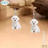Pendientes de Acrílico 2D de Gato Negro Enojado Más Vendidos Transfronterizos, Pendientes Versátiles con Nuevo Diseño Lindo y Creativo