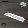 Malla de Ventilación para Gabinete de Aleación de Aluminio Blanco Cubierta Decorativa para Zapatero Rejilla de Agujero de Ventilación Rejilla de Disipación de Calor Agujero Cubierta de Agujero de Escape