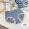 Pantalones interiores de algodón antibacteriano para mujer talla grande, MM200 kg más grasa, sin costuras en la entrepierna, levanta abdomen, de cintura media para cadera