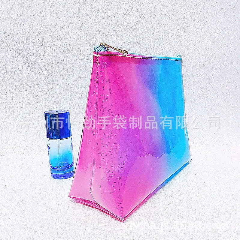 彩虹膜PVC化妆包定制