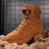 Botas de Trabajo para Hombre de Caña Media Zapatos para Montar en Motocicleta Uso en Todas las Estaciones Resistentes al Desgaste Versátiles Camping Entrenamiento Entrenamiento Militar Botas Tácticas Transfronterizo
