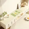 Tapete para mesa de mueble de TV, mantel largo, sensación de lujo ligero y alta gama, impermeable, se puede cortar a medida, zapatero, aparador de comedor, tapete protector para encimera