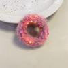 Celebridad de Internet Estilo Chanel Anillo de Pelo de Lana Estilo Coreano Cuerda Elástica Alta para el Cabello Nueva Cuerda para el Cabello Donut Color Caramelo Accesorios para el Cabello de Navidad