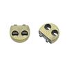 Diâmetro externo 26mm fivela de corda de furo duplo fivela de mola elástica acessórios de ferragem para bagagem fivela nariz de porco fivela de corda de liga de zinco atacado