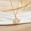 Colar de aço titânio estilo japonês e coreano feminino luxo leve design de nicho de alta qualidade corrente para clavícula all-match pingente de coração joias atacado