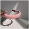 Diadema de Estilo Fresco de Lujo Ligero, Diseño de Esponja Fina, Accesorio para el Cabello de Gama Alta, Diadema de Colores para Mujeres, Venta al por Mayor, Diadema de Corona Alta para Lavarse la Cara